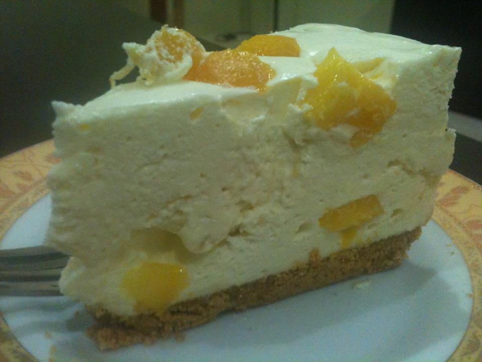 Dari Dapur Miza: Chilled Mango Cheesecake