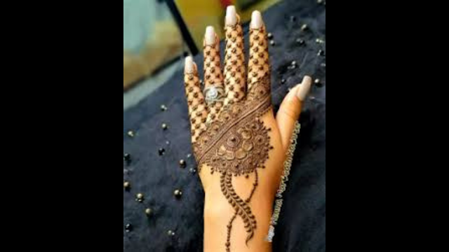 Sunset mehndi design