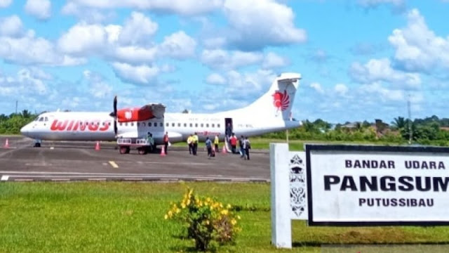 Bandara Pangsuma Putussibau, Kabupaten Kapuas Hulu Kalimantan Barat.