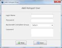 Tambah User Hotspot
