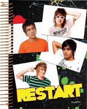 Cadernos da banda Restart 2011 2
