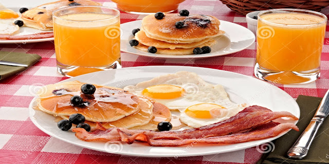 blueberry pancakes