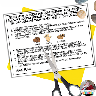 Use this silly staff rock, paper, scissors game in your end of the year staff morale ideas for silly fun your staff will love.