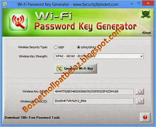 WiFi Password Key Generator