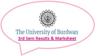 Burdwan University 3rd Sem Result 2023