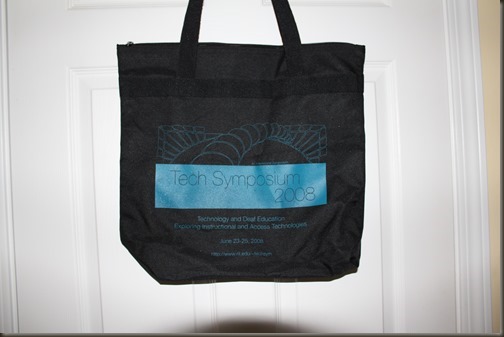 upcycle conference bag tote