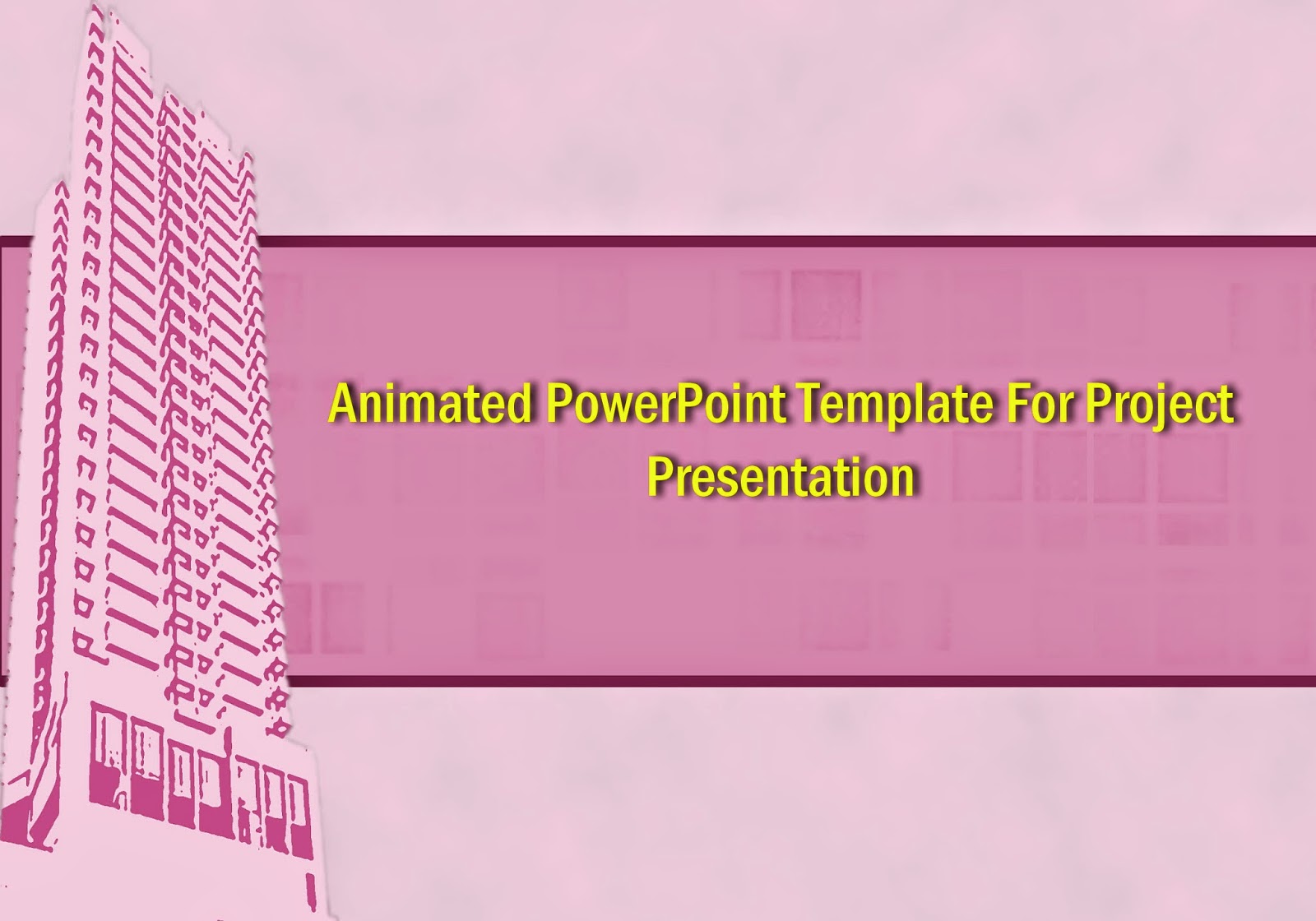 Animated PowerPoint Templates For Project Presentation