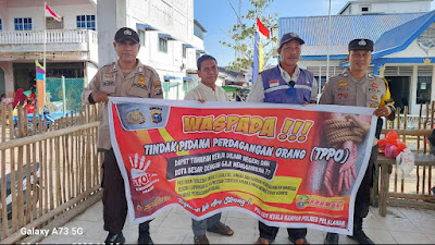 Polsek Kuala Kampar Sosialisasi Tentang Tindak Pidana Perdagangan Orang ( TPPO ) di Wilayah Hukum  Polres Pelalawan