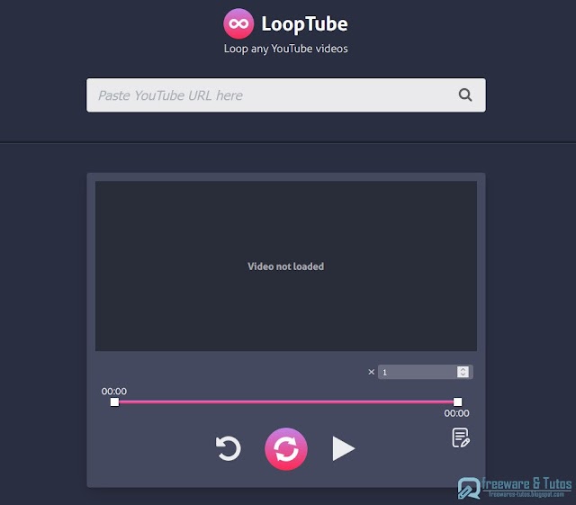 LoopTube : un outil en ligne pratique pour répéter en boucle un extrait d'une vidéo Youtube