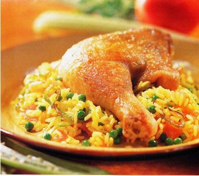 Ingredientes y preparación del arroz con pollo peruano