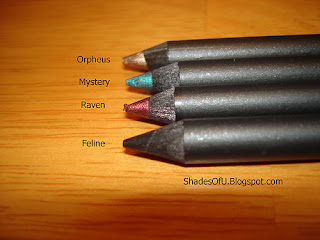 MAC Kohl Powder liners Raven, Mystery, Orpheus