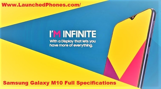 Samsung Galaxy M10 Specs