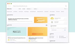 Fletro Pro V5.2 Responsive Blogger Template - Responsive Blogger Template