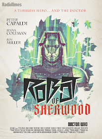 Doctor Who Robot of Sherwood retro poster