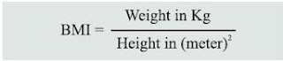 BMI calculator formula