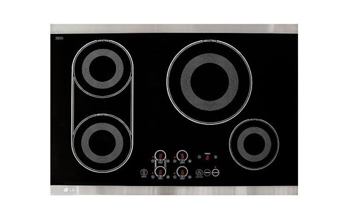 Imagem da superfície do cooktop LG modelo: LCE30845.