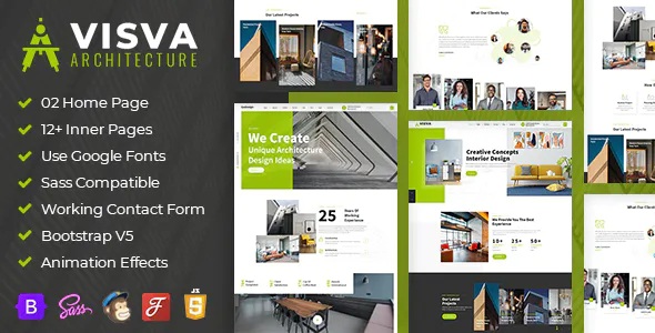 Best Architect & Interior Design Bootstrap 5 Template