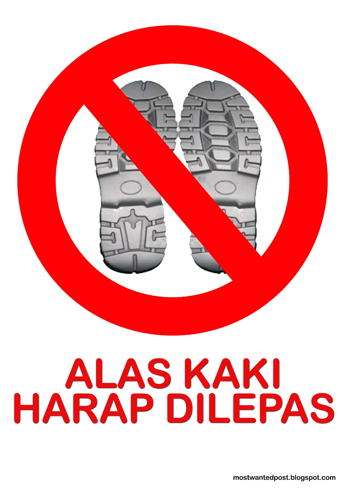 Most Wanted Post: Alas Kaki Harap Dilepas [Share Image]