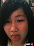 Tongue piercing. Posted by Vie G. Labels: Tongue piercing