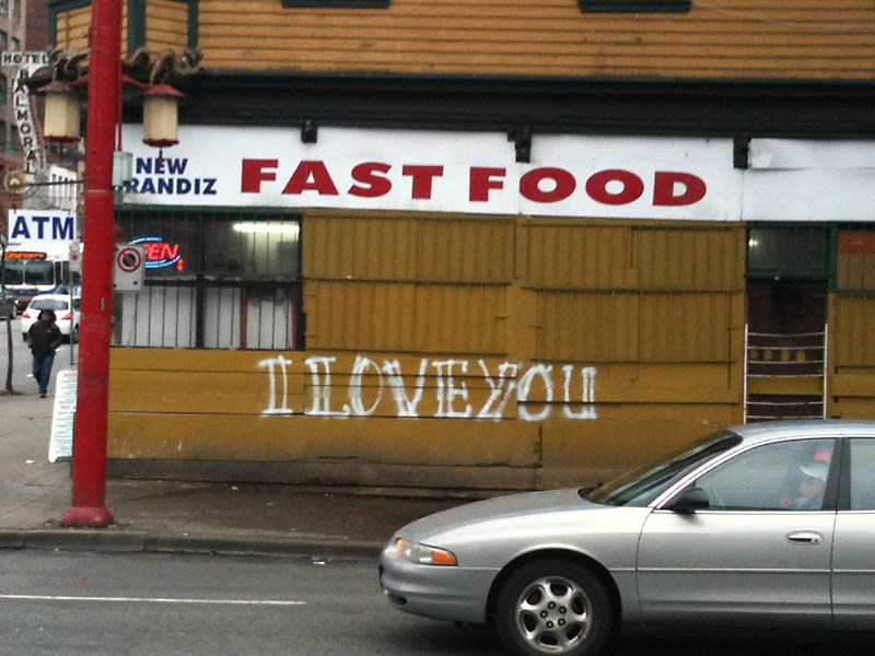 I Love You Graffiti Writing. More I Love You Graffiti From