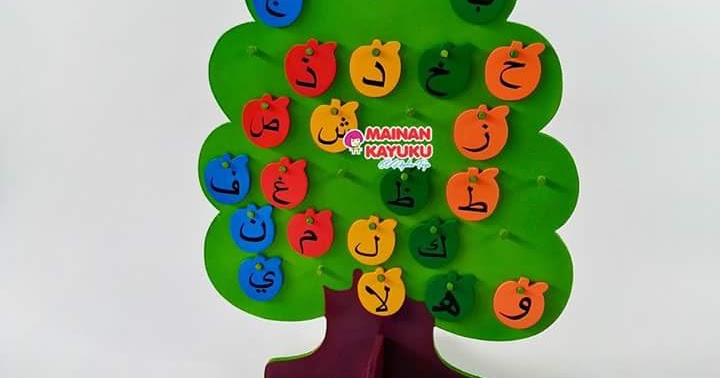 Alat Peraga Edukatif Pohon Hijaiyah SEBUTIK EDUTOYS