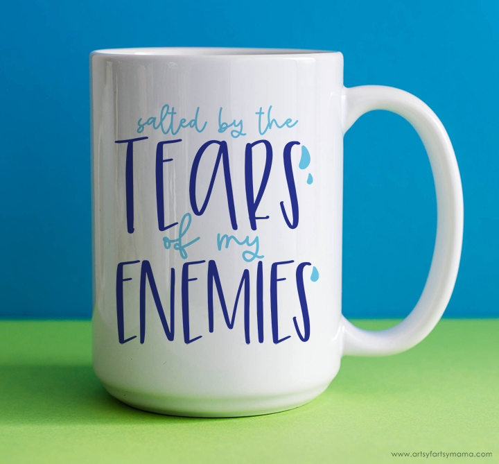 Free "Tears of My Enemies" SVG Cut File