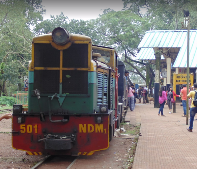 Matheran toy train station