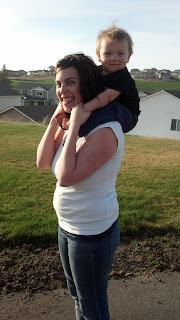 Liz and son, "Squish," in April of 2013.  Photo credit: Laureas Tate