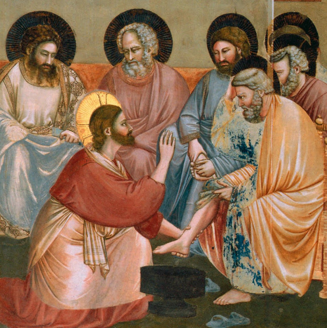 Christ with his disciples