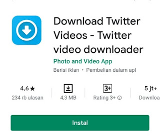 cara mudah download video dari twitter