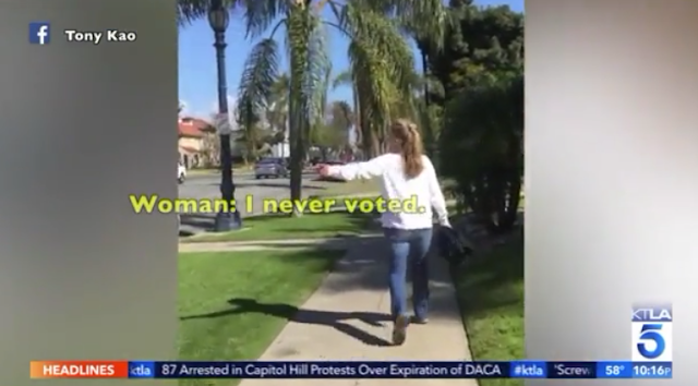 College Professor ID’d as Woman in Viral Video Telling Long Beach Couple to ‘Go Back to Your Home Country’