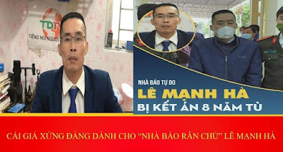  CÁI GIÁ DÀNH CHO LÊ MẠNH HÀ