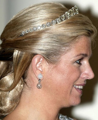 dutch diamond bandeau tiara netherlands queen maxima