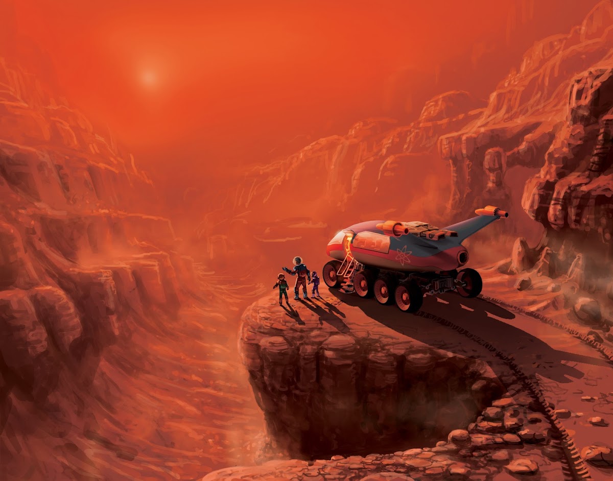 Exploring Mars with children by Jon Hrubesch