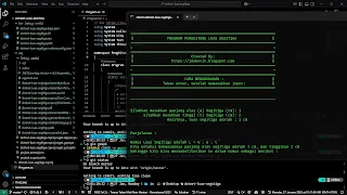 program penghitung luas segitiga bahasa c#