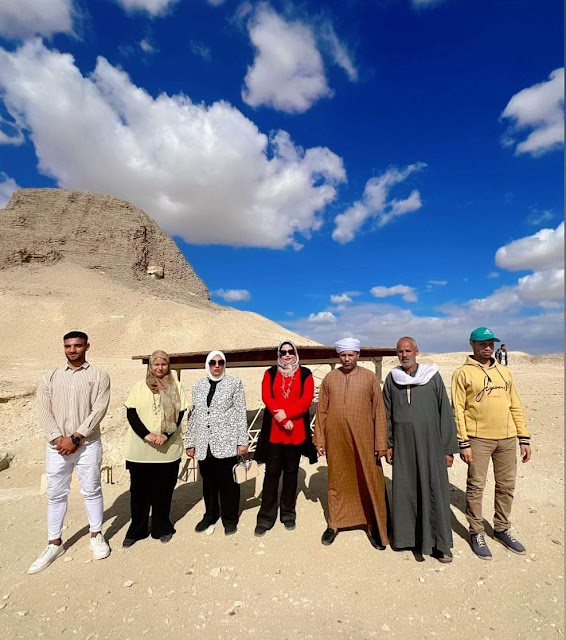 أولى زيارات كلية خدمة اجتماعية - لمبادرة كنوز آثار الفيوم للمناطق الأثرية - الناشر المصري