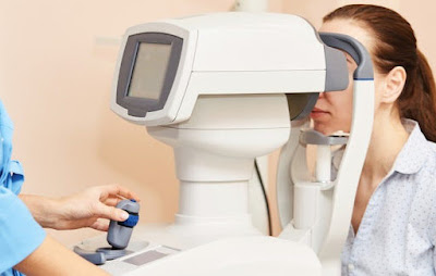 Optical coherence tomography devices are a type of ultrasound that enables the visualization of the retina and subretinal layers.