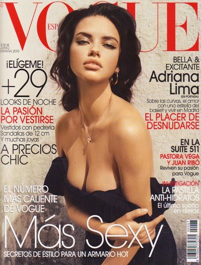 adriana lima husband baby. Adriana Lima on Spain Vogue