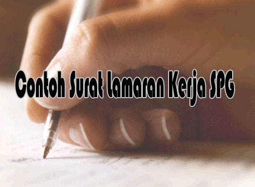 Contoh Surat Lamaran Kerja SPG Sales Promotion Girl 