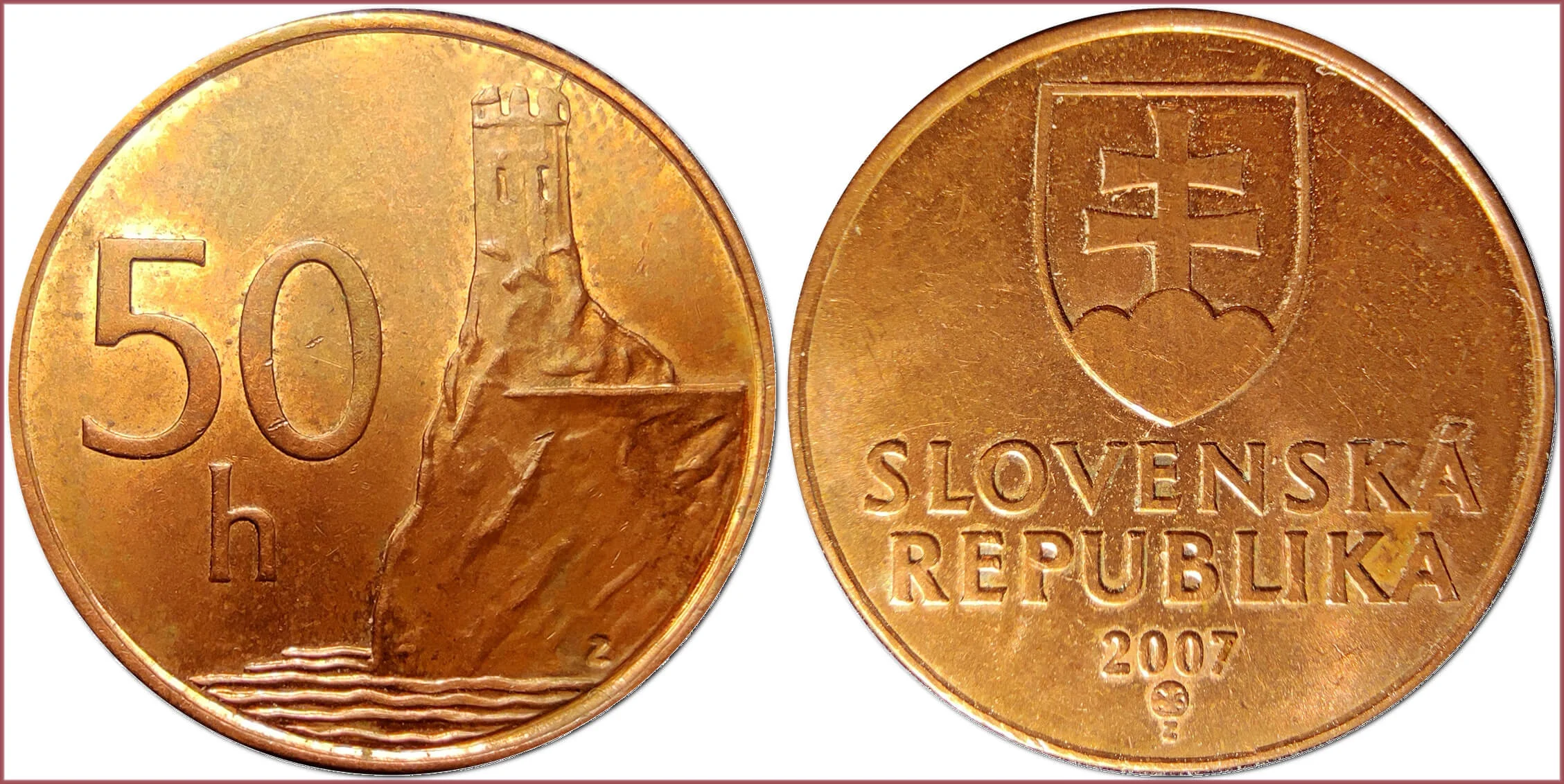 50 halier, 2007: Slovak Republic