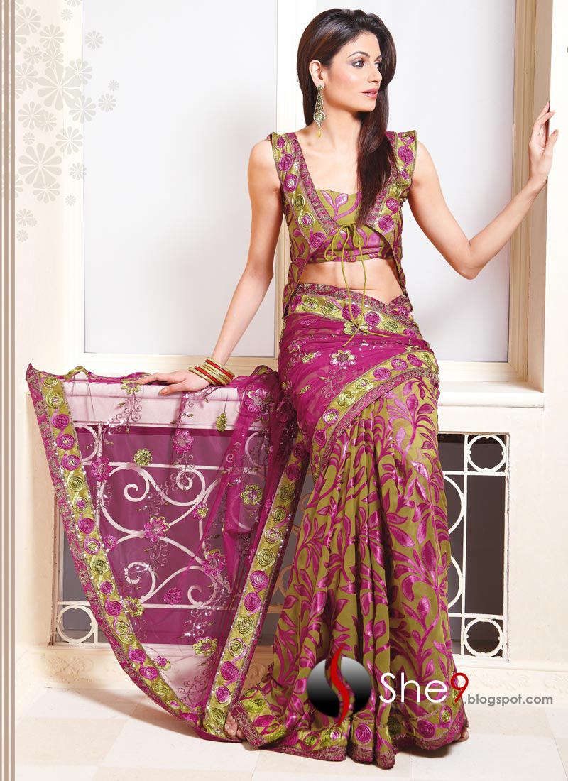 Indian Saree Trend for Parties  Party Wear Saree - She9 