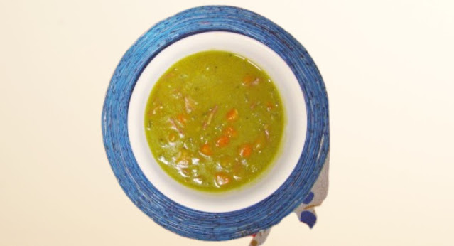 Split pea soup in crock pot
