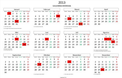 Kalender Nasional 2013