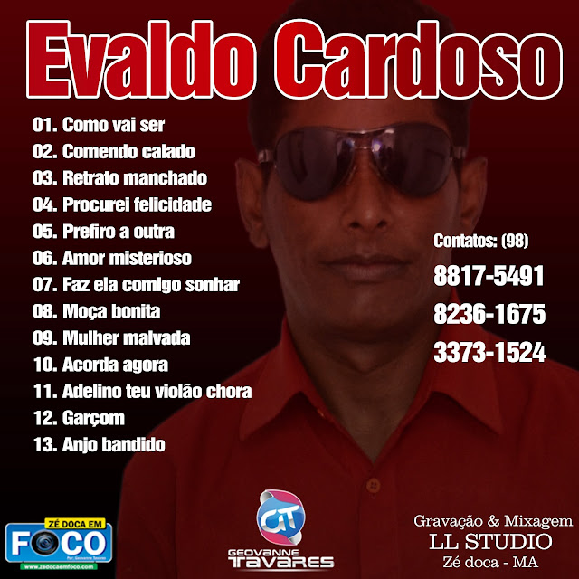 Resultado de imagem para EVALDO CARDOSO VOL 11 - 2013