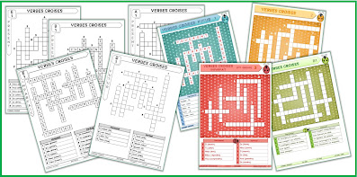 Mots croisés de conjugaison à imprimer