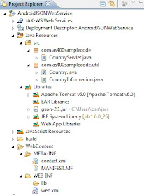 Android JSON Web Service Tutorial using Java Servlet and MySQL database