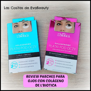 Review Parches para ojos con colágeno de L'Biotica