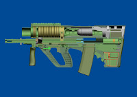 Metal Storm Assault Rifle,  Metal Storm Internal View