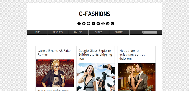 G-Fashions Template