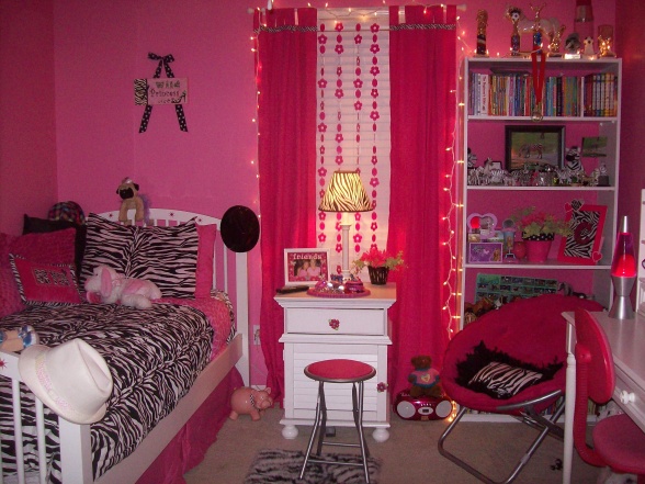 Girls Zebra Bedroom Ideas